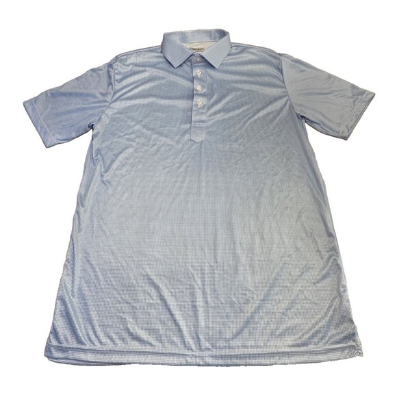 Collars & Co Mens M Relaxed Dress Shirts Blue Houndstooth + Pink Gingham NWOT - Picture 2 of 12